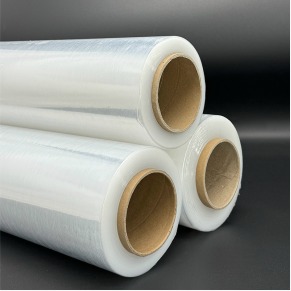 Industrial stretch film rolls for pallet wrapping